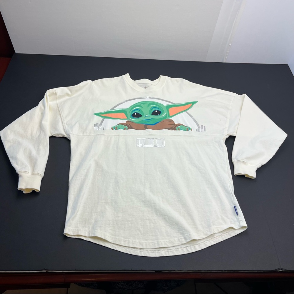 Star Wars Spirit Jersey XS The Mandalorian‎ The Bounty Baby Yoda Grogu *FLAWED